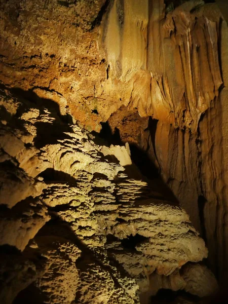 Jaskinia Padirac Jaskinia Wapienna Znajduje Się Pobliżu Gramat Regionie Lot — Zdjęcie stockowe