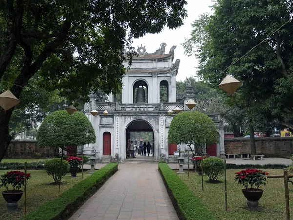 范美寺 献给儒家 始建于1070年 — 图库照片
