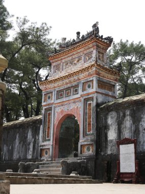 Vietnam, Thua Thien Hue Eyaleti, Hue Şehri, Unesco, Yasak Şehir veya İmparatorluk Şehri 'nin kalbindeki Mor Şehir tarafından Dünya Mirası sahasında listelenmiştir.