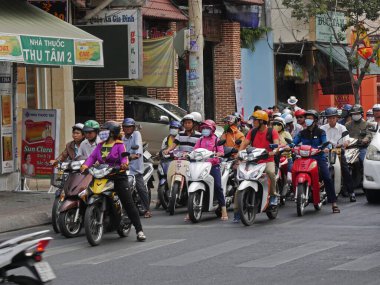 Vietnam, Ho Chi Minh Ville Saigon, Cholon Trafik, Çin Bölgesi