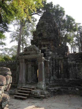 Preah Khan Tapınağı, Siem Reap Eyaleti, Angkor Tapınağı Kompleks Sitesi 1192 yılında Unesco tarafından Dünya Mirası olarak listelendi, 1191 yılında Kral Jayavarman VII, Kamboçya tarafından inşa edildi.