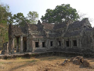 Preah Khan Tapınağı, Siem Reap Eyaleti, Angkor Tapınağı Kompleks Sitesi 1192 yılında Unesco tarafından Dünya Mirası olarak listelendi, 1191 yılında Kral Jayavarman VII, Kamboçya tarafından inşa edildi.