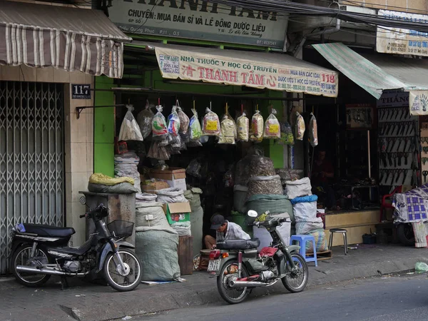 Vietnam Chi Minh Ville Saigon Verkeer Cholon Het Chinese District — Stockfoto