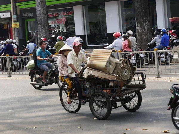 Vietnam Chi Minh Ville Saigon Traffic — Stock Photo, Image