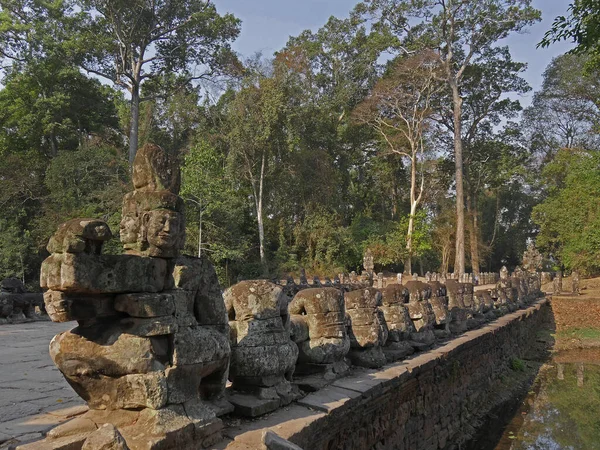 Chrám Preah Chán Provincie Siem Reap Chrámový Komplex Angkor Zapsán — Stock fotografie