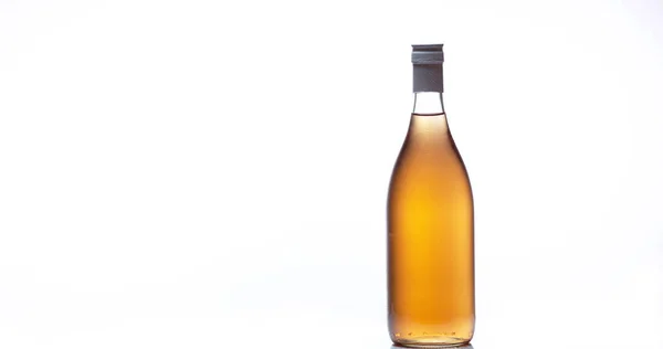 Butelka Różowego Wina Białym Tle — Zdjęcie stockowe