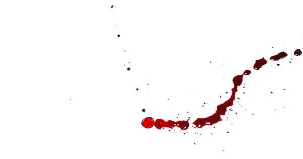 Blood Dripping White Background — Stock Photo, Image
