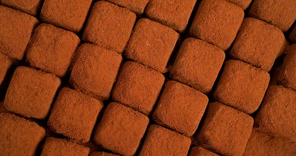 Trufas Chocolate Cerca — Foto de Stock