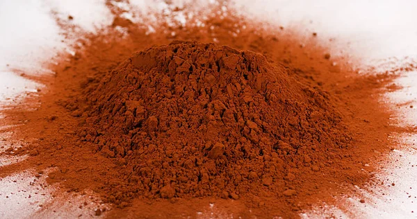 Exploding Powder Chocolate Close — Stock Photo, Image