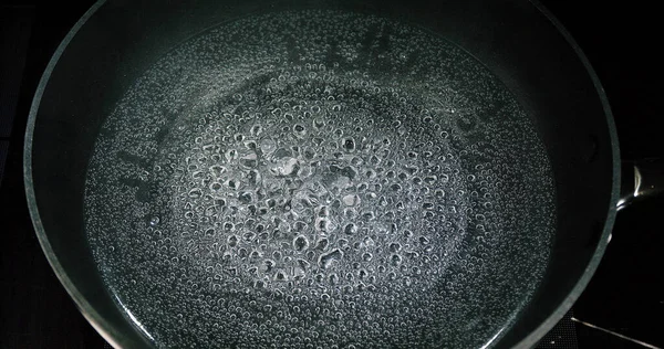Hot Boiling Water Saucepan — Stock Photo, Image