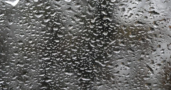 Rain Dripping Windshield Car — Stock Photo, Image