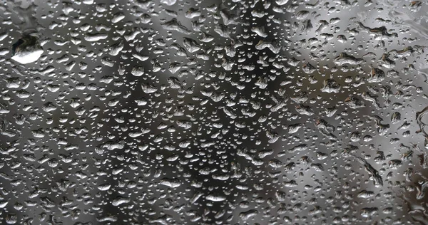 Rain Dripping Windshield Car — Stock Photo, Image