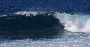 Waves in Atlantic Ocean, Porto Moniz, Madeira Island Portugal