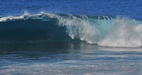 Vlny Atlantském Oceánu Porto Moniz Madeira Island Portugalsko — Stock fotografie