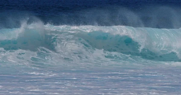 Waves Atlantic Ocean Porto Moniz Madeira Island Portugal — Stock Photo, Image