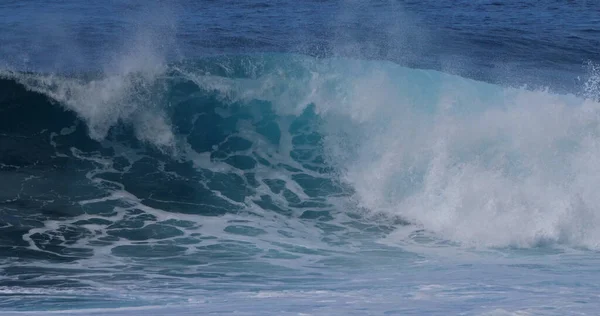 Waves Atlantic Ocean Porto Moniz Madeira Island Portugal — Stockfoto