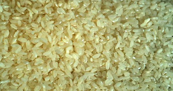 Rice Falling Black Background — Stock Photo, Image