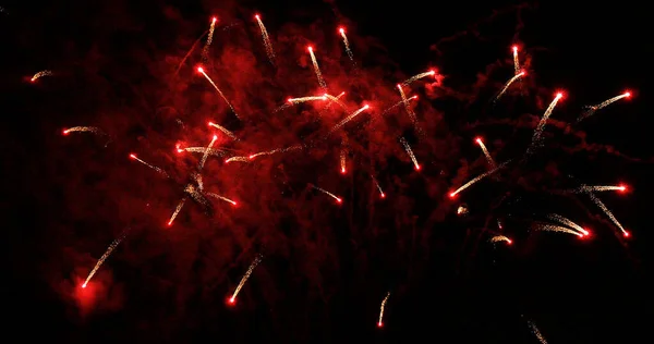 Fireworks Deauville Normandy — Stock Photo, Image