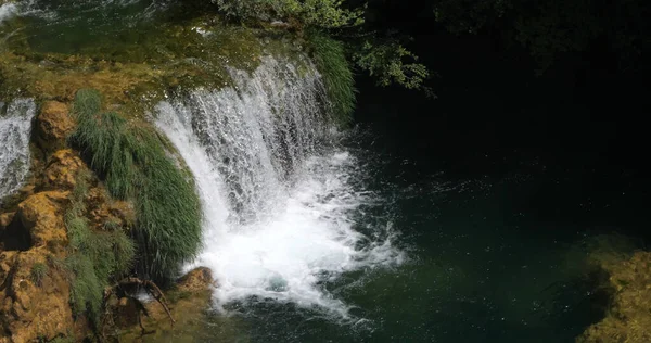 Şelale Krka Doğal Parkı Hırvatistan Damaltia Kentinde Sibenik Yakınlarında — Stok fotoğraf