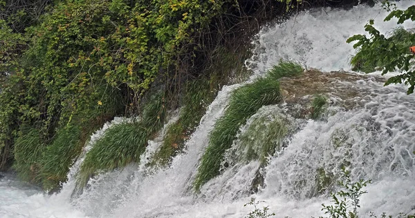 Водоспад Природний Парк Крка Поблизу Сібеника Дамалії Хорватія — стокове фото