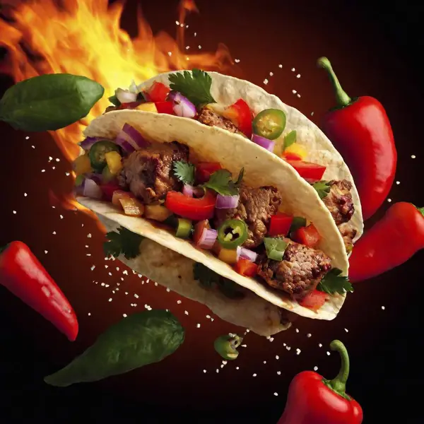 Mexican Beef Vegetables Sauce — Foto de stock gratis