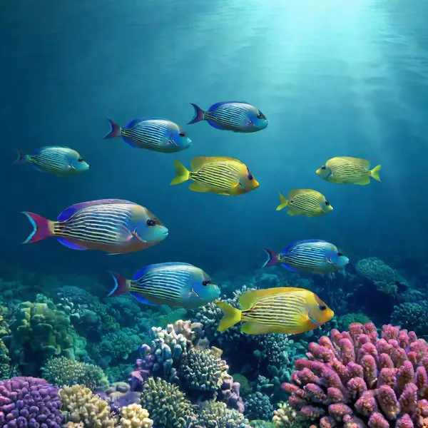 Tropical Fish Corals Red Reef — Ücretsiz Stok Fotoğraf