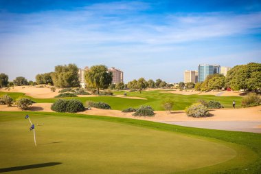 Dubai 'de golf sahası, Els Club Dubai Spor Şehri, Golf maçı.