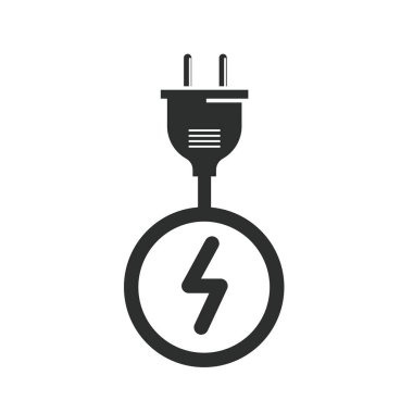 elektrik kablosu ikon vektör tasarımı