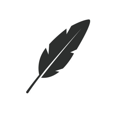feather icon vector design illustration element template 