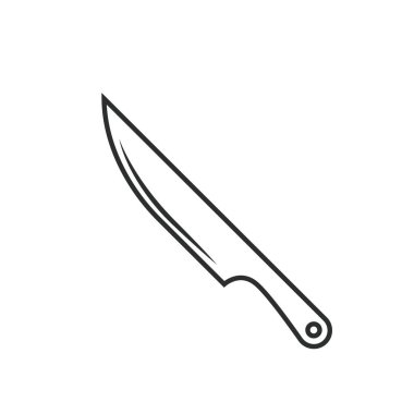 knife line icon vector design template web
