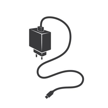 phone charger adapter 3d  icon vector illustration design template web