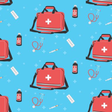 Tıbbi malzeme kalıbının vektör illüstrasyonu