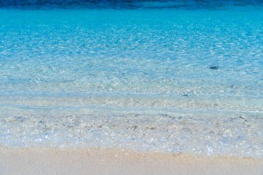 Clear Turquoise Okyanus Dalgaları Shoreline Sahili Fotoğrafçılık Görüntüsü