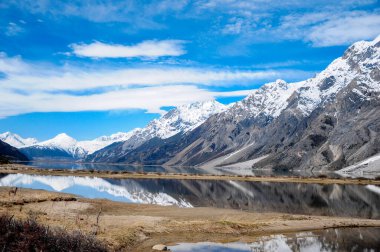 Tibet Özerk Bölgesinde Ranwu Gölü Sahne Fotoğrafçılığı