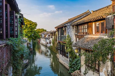 Zhouzhuang Su Kasabası Çin İlk Venedik Manzara Fotoğrafçılığı