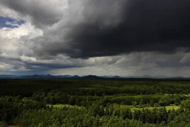Bulutlu Gök Fotoğrafçılığı Dramatik Bulut Kapağı Hava Durumu Atmosferi