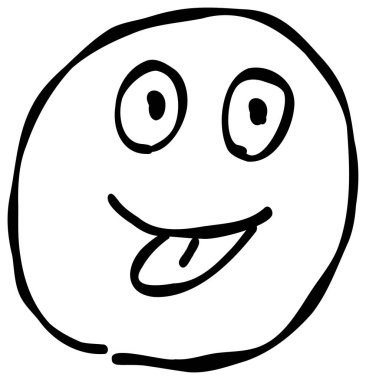 El çizimi emojiler ve alaycı ve eğlenceli ifade eden emojiler. Bu malzemeler kalem çizim tarzında çizilmiş, basit ve şirin tasarımlar içeriyor..