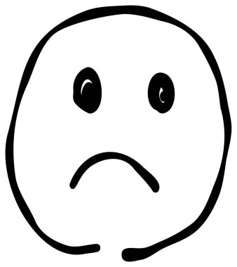 Elle çizilmiş emojiler ve düşüncelerini ifade eden ifade ifadeleri. Bu malzemeler kalem çizim tarzında çizilmiş, basit ve şirin tasarımlar içeriyor..