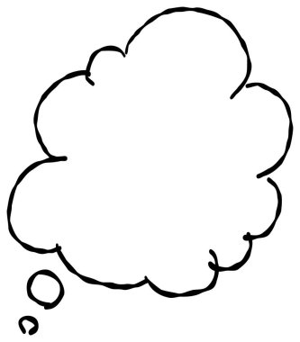 Elle çizilmiş yumuşacık bir konuşma balonu. Basit ve kullanması kolay bir tasarım, mesajları veya yorumları vurgulamak için mükemmel.