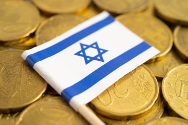 Altın, finans ve bankacılık işlerinde İsrail bayrağı.