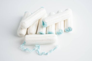 Kadın hijyen için Tampon hijyeni adet döngüsünü korur.