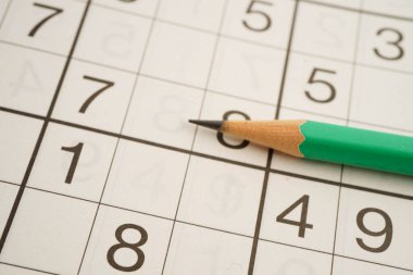 Bulmaca, yaşlı hastada hastalık geliştirmek için beyni genç tutmak için oynanılacak oyun.