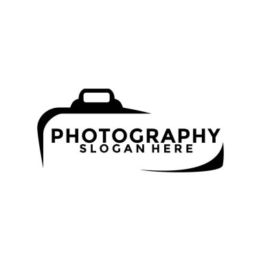 Camera logo icon vector, Simple Photography logo design template
