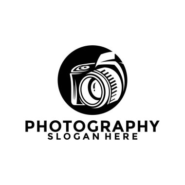 Vintage Photography logo vector, Elegant Camera logo template
