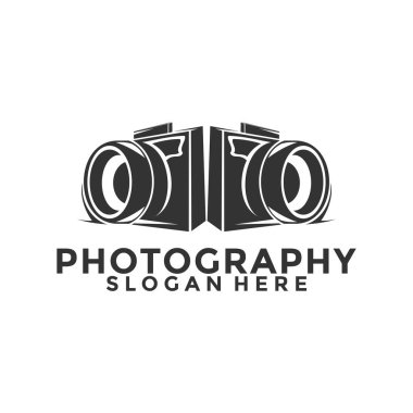 Vintage Photography logo vector, Elegant Camera logo template