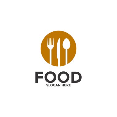 Food logo vector, creative food logo design template