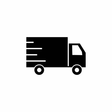 Kargo gönderme vektör simgesi, Seaport siluet vektör simgesi