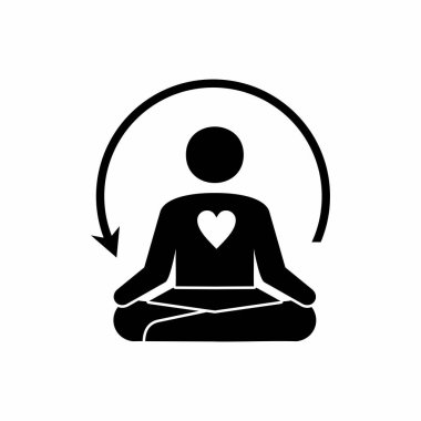 Psikoloji ve zihinsel çizgi ikonları koleksiyonu. Düz bir tasarım içinde zihin ve sağlıklı vücut.