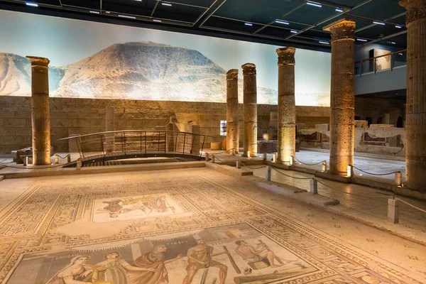 ガジアンテプ トルコ 4月2022 ガジアンテプのゼウグマモザイク博物館 トルコ 古代都市の博物館は世界最大のモザイク博物館です — ストック写真