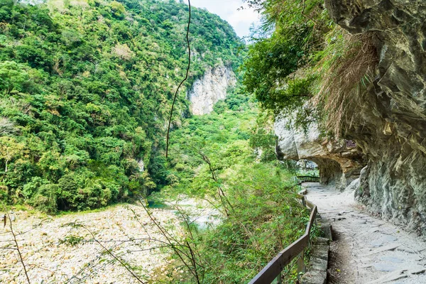 Taroko Gorge Parco Nazionale Paesaggio Sentiero Taiwan — Foto Stock